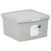 B&M Waffle Clip Box 25.5L - Grey -Chic Household Items 375472 grey 25 5l waffle clip box