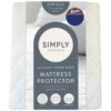 Simply Anti-Bacterial Quilted Mattress Protector - Single -Chic Household Items 375784 simply everyday quilted super soft single mattress protector