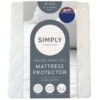 Simply Anti-Bacterial Quilted Mattress Protector - King