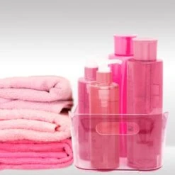 B&M Large Clear Storage Tub -Chic Household Items 376039 376040 clear storage tub 3