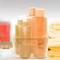 B&M Large Clear Storage Tub -Chic Household Items 376039 376040 clear storage tub 4