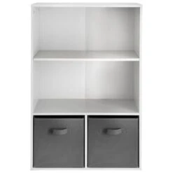 Lokken Bookcase - White -Chic Household Items 376507 lokken white bookshelf 2