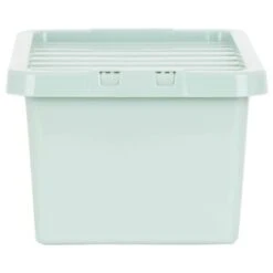 B&M Storage Box With Lid 11L - Sage -Chic Household Items 377036 11l storage box sage 2