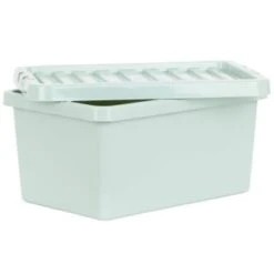 B&M Storage Box With Lid 11L - Sage -Chic Household Items 377036 11l storage box sage 4