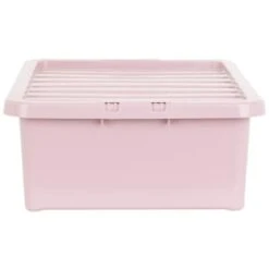 B&M Under Bed Storage Box 32L - Dusty Pink -Chic Household Items 377038 under bed storage box 32l dusty pink 2