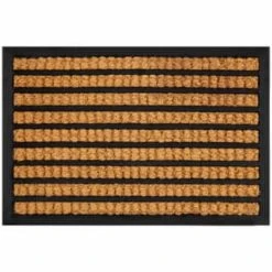 B&M Plaited Rubber Coir Doormat