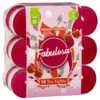 Fabulosa Tea Lights 18pk - Winter Cherries -Chic Household Items 377619 18pk tea lights winter cherries 2