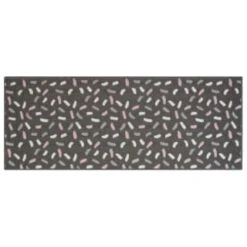 B&M Printed Runner 57 X 150cm - Grey Dash