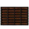 B&M Rubber Coir & Wire Scraper Doormat 40 X 60cm -Chic Household Items 379127 rubber coir and wire scraper mat