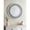 B&M Grey Rope Mirror - Grey -Chic Household Items 380083 grey rope mirror