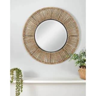 B&M Seagrass Mirror - Natural 3 B&M Seagrass Mirror - Natural