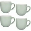 Simply Everyday Gloss Mugs 4pk - Sage -Chic Household Items 380123 4pk simply everyday mugs sage 3