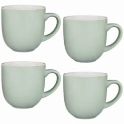 Simply Everyday Gloss Mugs 4pk - Sage