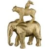 B&M Lush Paradise Gold Stacking Animals -Chic Household Items 380277 gold stacking animals