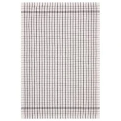 B&M Grey Check Tea Towels 3pk -Chic Household Items 380305 3pk check tea towels grey 3