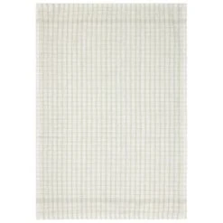 B&M Check Tea Towels - Sage 3pk -Chic Household Items 380309 3pk check tea towels sage 4