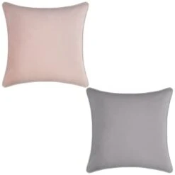 Supersoft Velvet Cushion Covers 2pk - Grey 9 Supersoft Velvet Cushion Covers 2pk - Grey -Chic Household Items 380355 380356 velvet cushion covers group 2