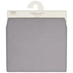 Supersoft Velvet Cushion Covers 2pk - Grey