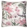 Embroidered Fleur Blush Cushion 2 Embroidered Fleur Blush Cushion -Chic Household Items 380407 floral embroidered cushion