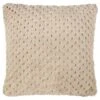 B&M Waffle Faux Fur Cushion - Natural 1 B&M Waffle Faux Fur Cushion - Natural -Chic Household Items 380491 waffle faux fur cushion natural
