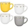 B&M Bee Happy Printed Mugs - 4pk -Chic Household Items 380506 4pk printed mugs bee happy 3