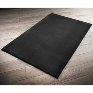 B&M Micro Plush Rug 60 X 110cm - Black 3 B&M Micro Plush Rug 60 X 110cm - Black