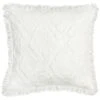 B&M Amara Waffle Geo Cream Cushion -Chic Household Items 380642 amara cream waffle geo cushion front