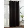 B&M Kent Woven Blackout Panel 54 X 86" - Black 2 B&M Kent Woven Blackout Panel 54 X 86" - Black -Chic Household Items 380868 kent blackout woven panel black
