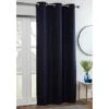 B&M Kent Woven Blackout Panel 54 X 86" - Navy -Chic Household Items 380882 kent blackout woven panel navy