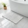 Retreat Knitted Bath Mat 50 X 80cm - White