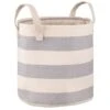 B&M Perissa Nordic Striped Basket - Blue & White 1 B&M Perissa Nordic Striped Basket - Blue & White -Chic Household Items 381872 nordic basket