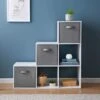Lokken 1-2-3 Shelving Unit & Baskets - White 1 Lokken 1-2-3 Shelving Unit & Baskets - White -Chic Household Items 383073 lokken 1 2 3 cube white with 3 baskets