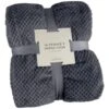 B&M Waffle Throw - Dark Slate 1 B&M Waffle Throw - Dark Slate -Chic Household Items 383152 supersoft waffle throw dark slate