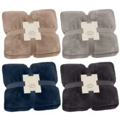 Heritage Collection Aspen Faux Fur Throw - Charcoal -Chic Household Items 383178 383180 383182 383183 aspen throw group 2