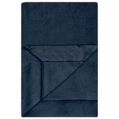 Heritage Collection Aspen Faux Fur Throw - Navy 10 Heritage Collection Aspen Faux Fur Throw - Navy -Chic Household Items 383180 aspen throw navy1