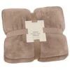 Heritage Collection Aspen Faux Fur Throw - Mink -Chic Household Items 383183 aspen throw dark mink 4