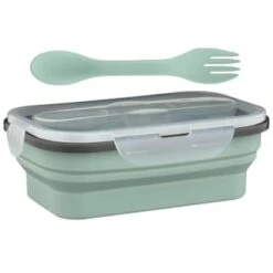 B&M Collapsible Lunch Box - Sage -Chic Household Items 383522 collapsible lunch box 8