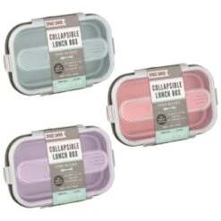 B&M Collapsible Lunch Box - Sage -Chic Household Items 383522 collapsible lunch box group