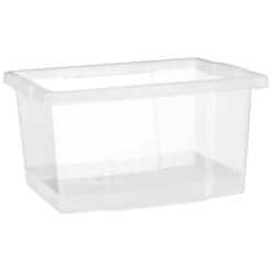 B&M Clear Storage Boxes With Lids 3pk 20L 9 B&M Clear Storage Boxes With Lids 3pk 20L -Chic Household Items 384092 20l lidded box 3pk 2