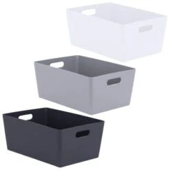 Soho Storage Tub 15 X 35 X 26cm - Grey 7 Soho Storage Tub 15 X 35 X 26cm - Grey -Chic Household Items 384310 soho size g box 15x35x26cm group