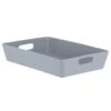 Soho Storage Tray 15 X 35 X 26cm - Grey -Chic Household Items 384321 soho size f box grey 8x35x26cm1