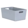 Soho Storage Tub 11 X 25.5 X 17cm - Grey 2 Soho Storage Tub 11 X 25.5 X 17cm - Grey -Chic Household Items 384324 soho size e box grey 11x25 5x17cm
