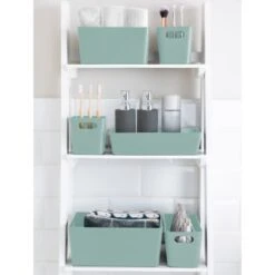 Soho Storage Tub 10 X 10 X 10cm - Sage -Chic Household Items 384326 384406 384419 soho box sage group1