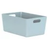 Soho Storage Tub 11 X 25.5 X 17cm - Sage 2 Soho Storage Tub 11 X 25.5 X 17cm - Sage -Chic Household Items 384326 soho size e box sage 11x25 5x17cm