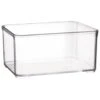 Clear Nestable Storage Tub - Medium -Chic Household Items 384979 clear nestable box medium 2