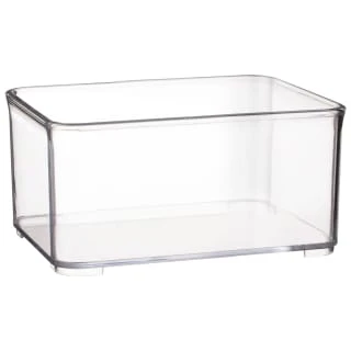 Clear Nestable Storage Tub - Medium 3 Clear Nestable Storage Tub - Medium