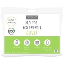 Downland Eco-Friendly Anti-Allergy 10.5 Tog Duvet - Double
