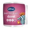 Silentnight Just Like Down Duvet - Double -Chic Household Items 385269 385270 385271 silentnight just like down duvet