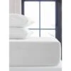 Silentnight White Pillowcase Pair -Chic Household Items 385330 385331 385332 35334 white pillow pair single double king sheet