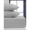 Silentnight Light Grey Pillowcase Pair 2 Silentnight Light Grey Pillowcase Pair -Chic Household Items 385346 385347 385348 385349 light grey pillow pair single double king sheet